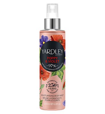 Yardley London Poppy & Violet Body Mist 200ml Review