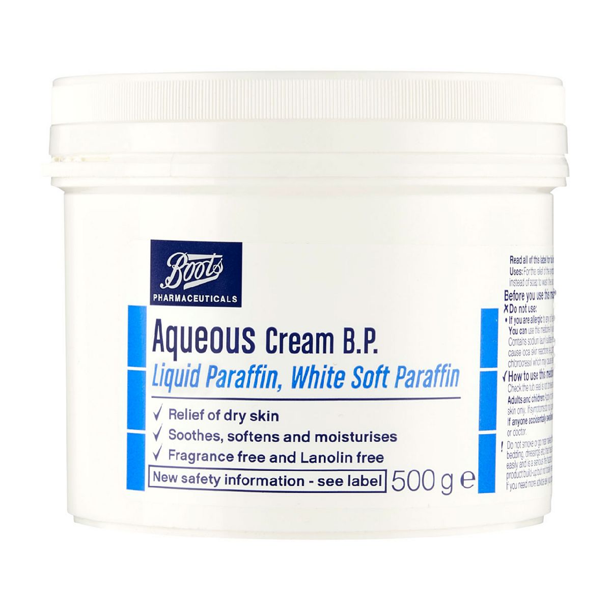 Boots Aqueous Cream B.p. - 500G