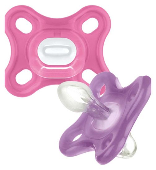 MAM Comfort Soother 2 Pack - Pink