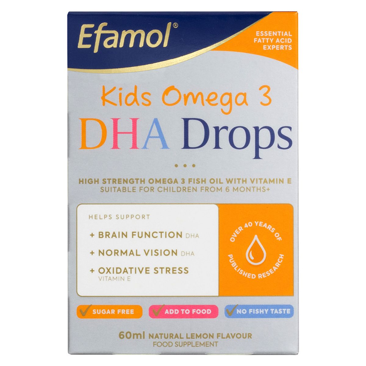 Efamol Kids Omega 3 Dha Drops 60ml