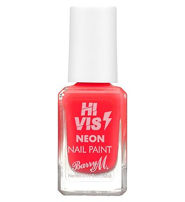 Hi Vis Neon Nail Paint Coral Blaze