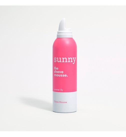 sunny shave mousse - summer lily