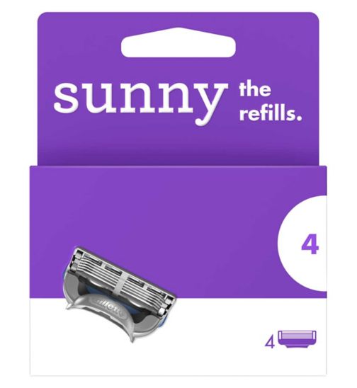 sunny razor blades - the refills X4