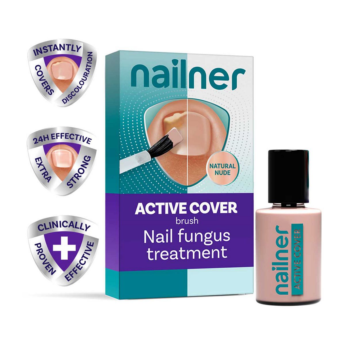 Nailner Active Cover Nail Fungus Treatment - 30Ml
