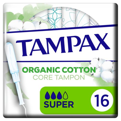 Tampax Cotton Protection Super Tampons x16