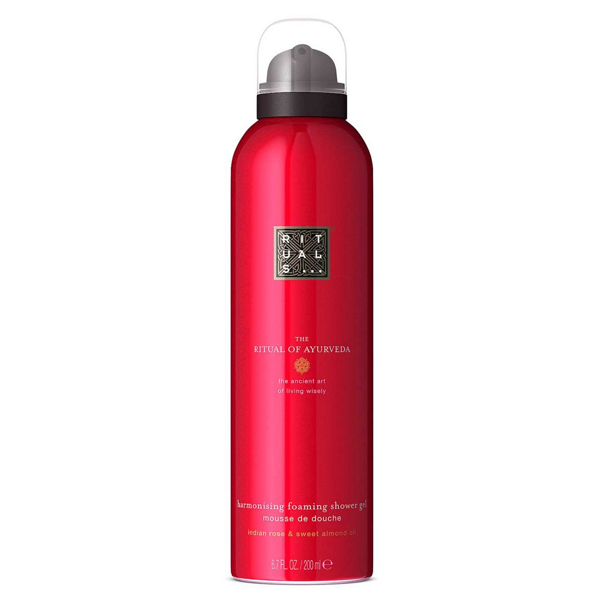 Rituals The Ritual Of Ayurveda Indian Rose & Sweet Almond Foaming Shower Gel200 ml, 200ml
