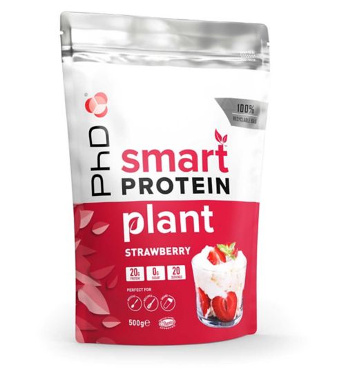 PhD Smart Protein Plant Protein Powder Strawberry - 500g