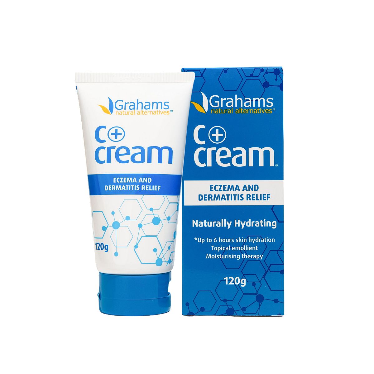 Grahams Natural Skin C+ Eczema & Dermatitis Relief Cream - 120g