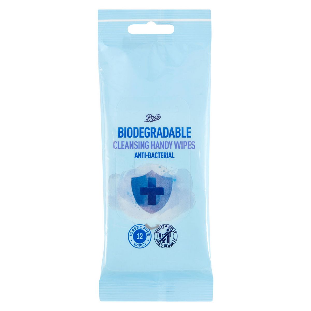   Biodegradable Antibacterial Handy Wipes 12 Pack