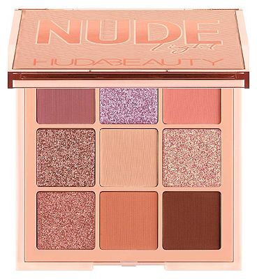 Click to view product details and reviews for Huda Beauty Nude Obsessions Eyeshadow Palette Light.