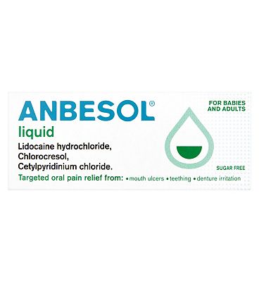 Click to view product details and reviews for Anbesol Liquid 10ml.