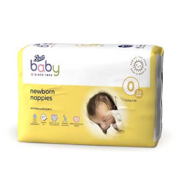 pampers newborn nappies size 0