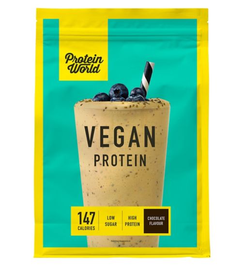 Protein World Vegan Protein Powder Chocolate - 520g