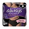 Always Discreet Boutique Incontinence Pants Women, Large Size, Black, 16  High Absorbency Plus Pants (8 x 2 Packs), Odour Neutraliser, Softness and  Protection, For Sensitive Bladder price in Saudi Arabia