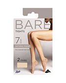 Boots 7 denier Bare Tights Natural Medium 2s