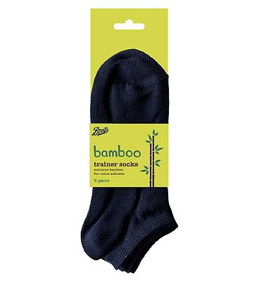 Click to view product details and reviews for Boots Bamboo Trainer Liners Black 3s.