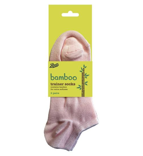 Boots Bamboo Trainer Liners - mixed colours - 3s