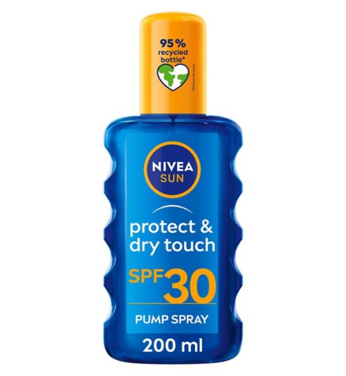NIVEA Sun Protect & Dry Touch Sunscreen Spray SPF30 200ml