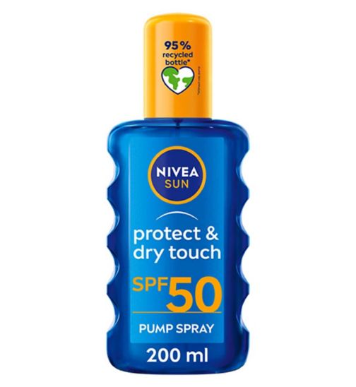 NIVEA Sun Protect & Dry Touch Sunscreen Spray SPF50 200ml
