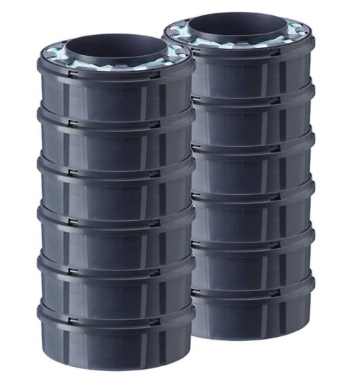 Tommee Tippee Twist & Click Advanced Nappy Disposal Bin refill 12 Pack