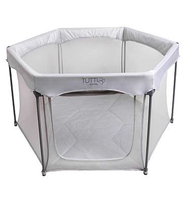 Tutti Bambini Hexa Playpen Grey