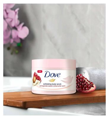 Dove Pomegranate Seeds & Shea Butter Body Scrub 225 ml (6)