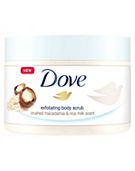 Dove Crushed Macadamia & Rice Milk Body Scrub 225 ml