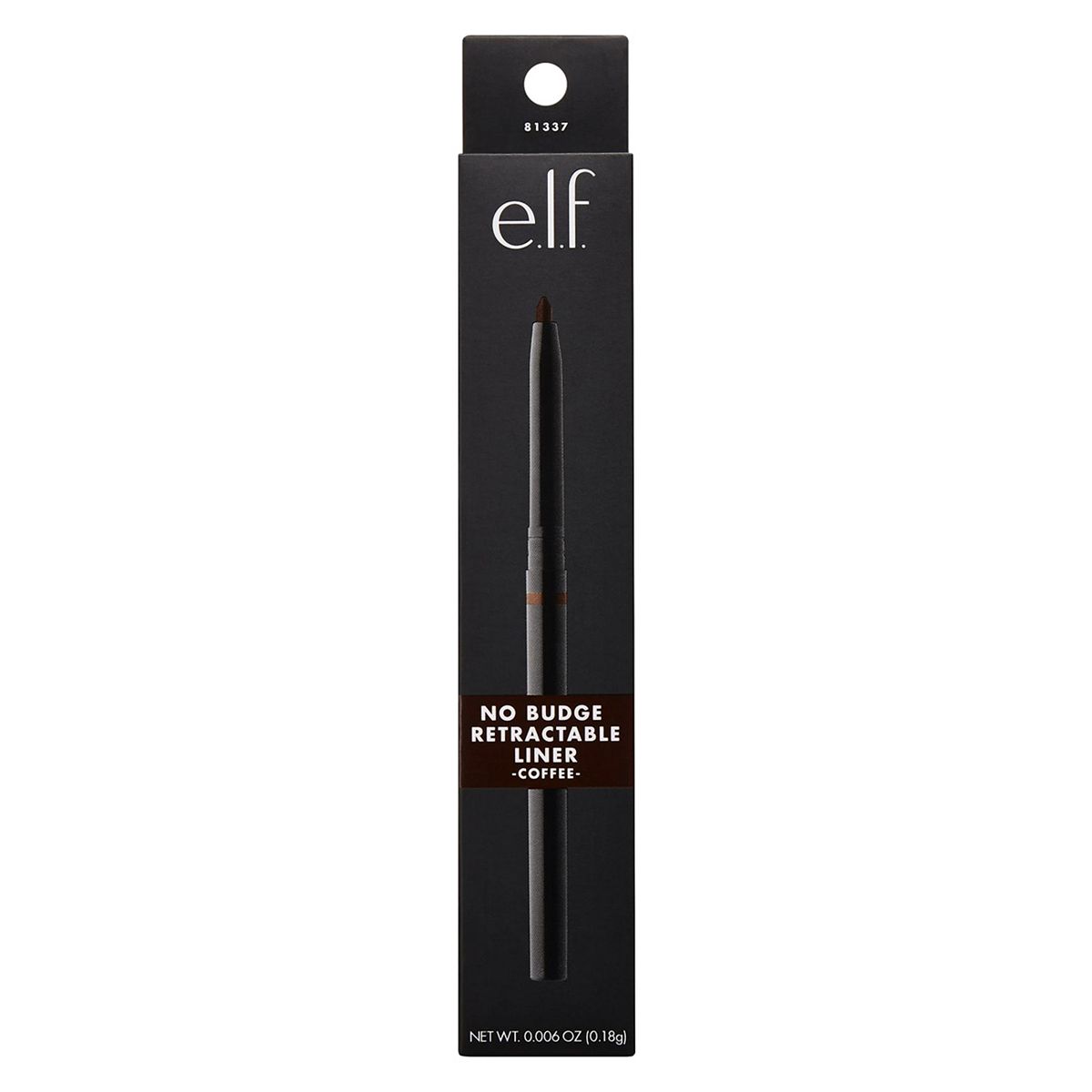 E.L.F . No Budge Retractable Eyeliner Black