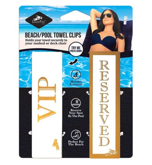 Logopeg Beach Towel Clips 2s