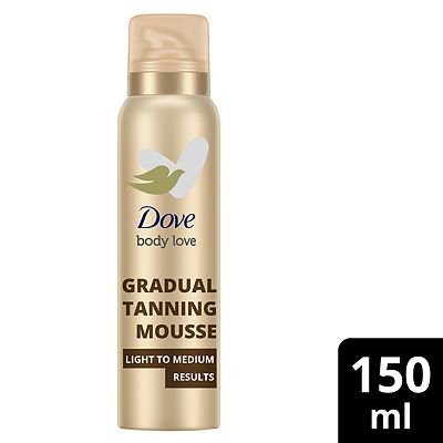 Dove Summer Revived Light to Medium Tanning Mousse For a Natural-Looking Self Tan Gradual Self Tan B