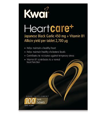 Kwai Heartcare+ Black Garlic 450 mg + Vitamin B1 - 100 Tablets