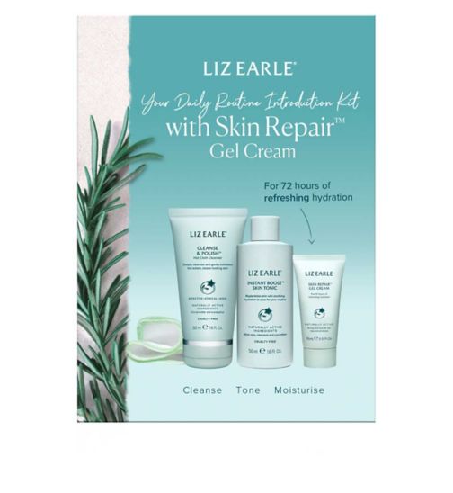 Liz Earle Your Daily Routine Introduction Kit with Skin Repair™ Gel Cream