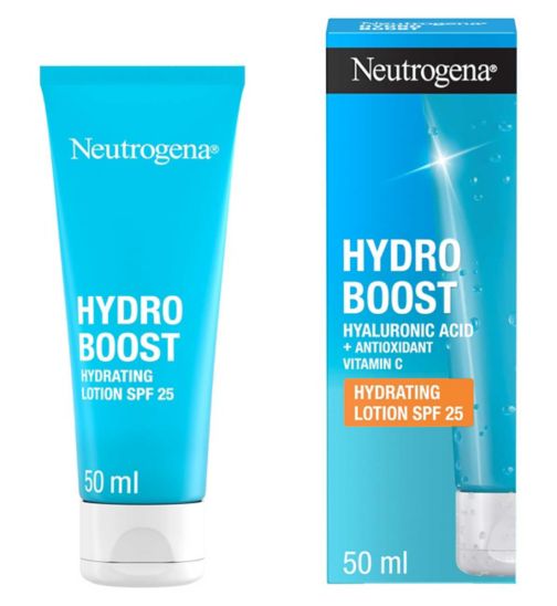 Neutrogena Hydro Boost Hydrating Lotion SPF 25 50ml - Hyaluronic Acid & Antioxidant