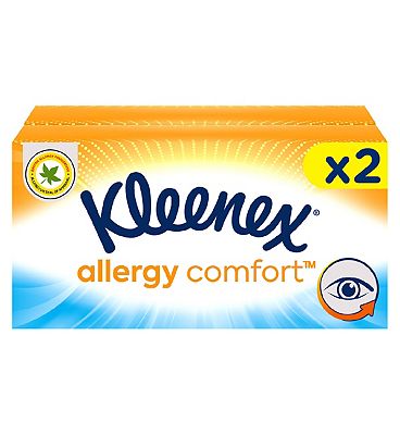 Kleenex Allergy Comfort Tissues 2 Regular Boxes