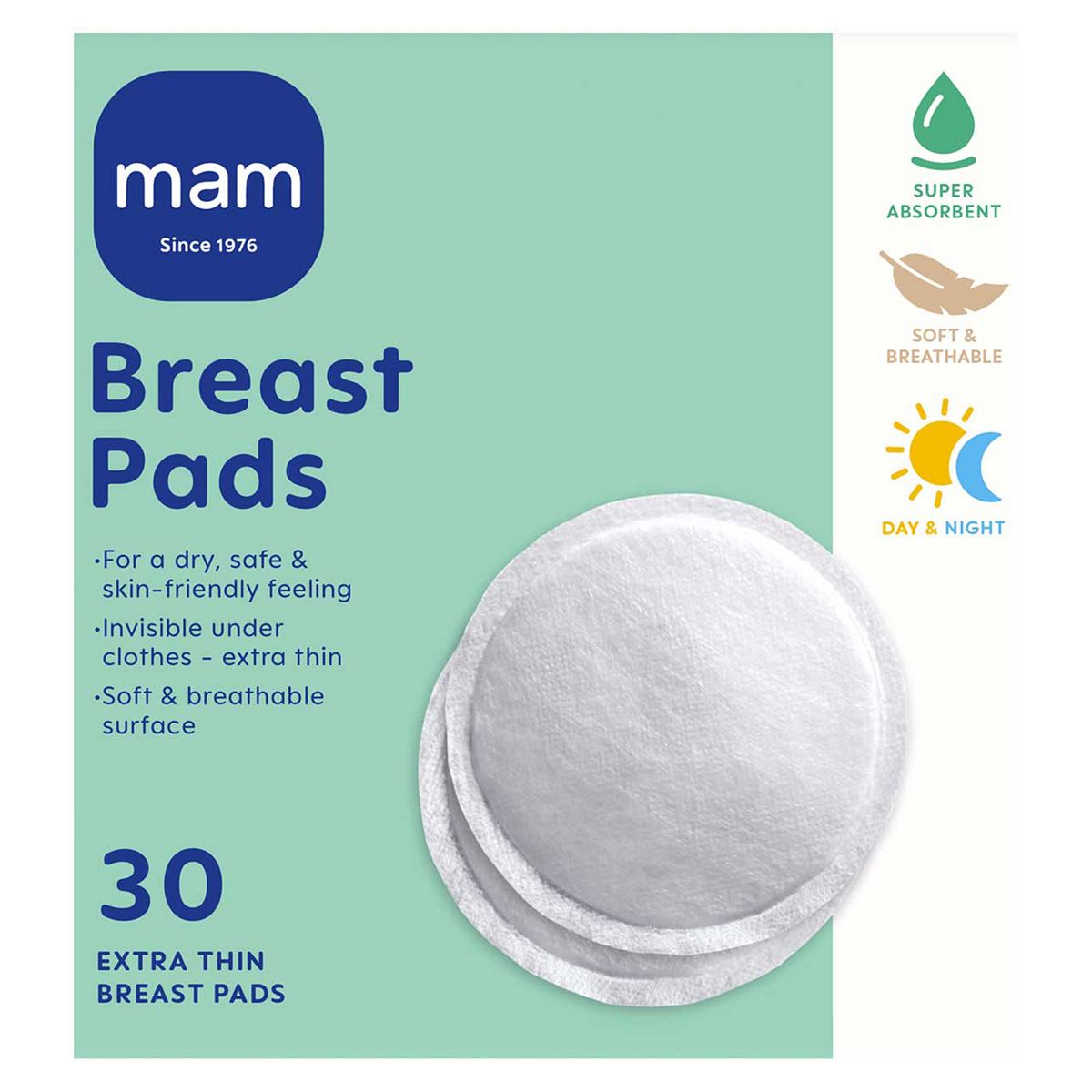 Mam Breast Pads Pack Of 30