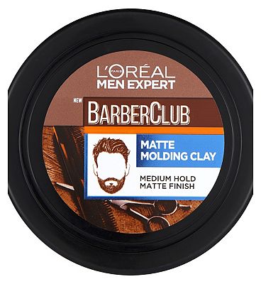 L'Oreal Men Expert Barber Club Messy Hair Styling Matt Clay 75ml