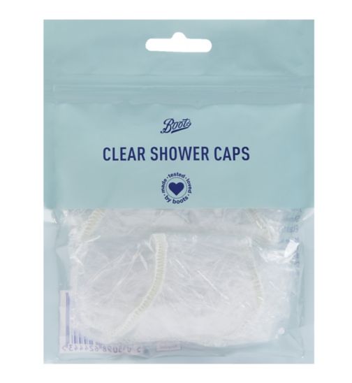 Boots Clear Shower Caps Pack Of 3