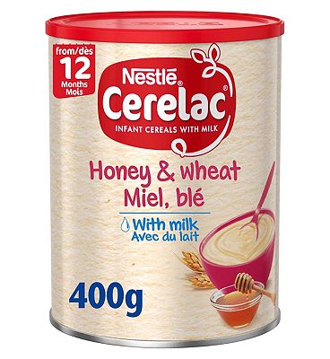 Cerelac Honey & Wheat Toddler Cereal with milk from 12 months+ 400g