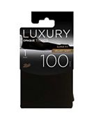 Boots 100 Denier Opaque Luxury Velvet Soft Tights Black Large