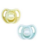 Tommee Tippee Ultra-Light Silicone Pacifier, Includes Sterilizer Box, 0-6m,  2-Count (Colors Will Vary), 0-6 months, 2 Count 