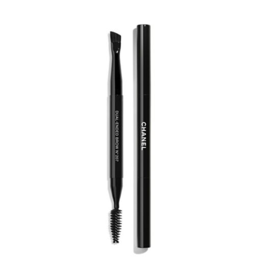 CHANEL PINCEAU DUO SOURCILS N°207 DUAL-ENDED BROW BRUSH: GROOMS AND REDEFINES