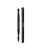 CHANEL PINCEAU DUO SOURCILS N°207 DUAL-ENDED BROW BRUSH: GROOMS AND REDEFINES