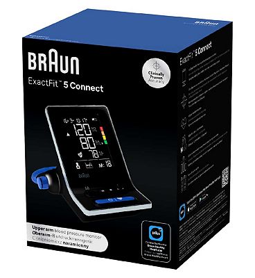 Braun ExactFit 5 Connect Smart Blood Pressure & Heart Rate Monitor BUA6350