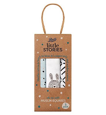 Boots Little Stories Muslin Set x3