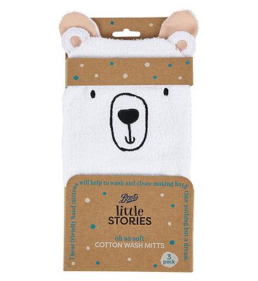 Boots Little Stories Cloth Mitt Set