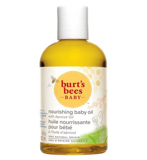 Burt's Bees Baby™ Nourishing Baby Oil, 100% Natural Origin Baby Skin Care, Peadiatrician Tested, 118.2ml