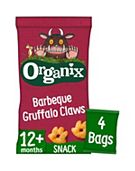 Organix Barbeque Gruffalo Claws Toddler Snack Corn Puffs Multipack 4 x 15g