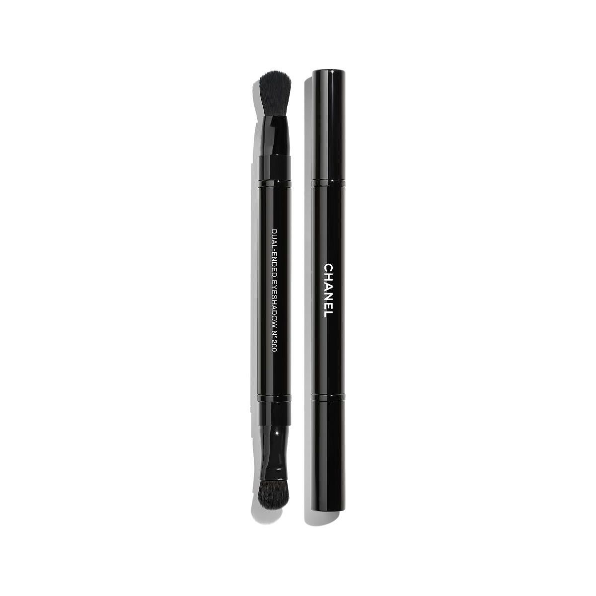CHANEL Pinceau Duo Paupières Rétractable N°200 Dual-Ended Eyeshadow Brush: Applies And Blends