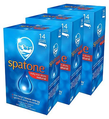 Spatone Original 42 Day Bundle: 3 x Spatone Daily Iron Shots 14s