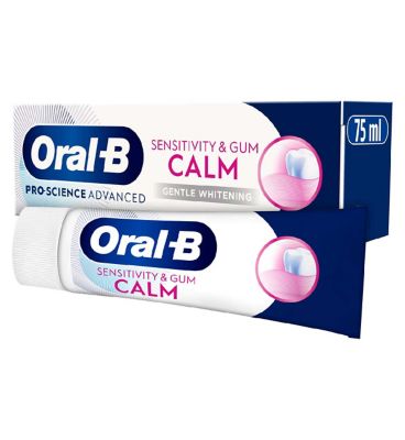 Oral-B Sensitivity & Gum Calm Gentle Whitening Toothpaste 75 Ml - Boots